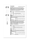Vogue Patterns V2009 | Misses' Dress by Badgley Mischka | Back of Envelope