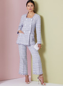 Vogue Patterns V2017 | Misses' Jacket in Two Lengths, Skirt and Pants