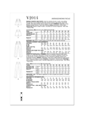 Vogue Patterns V2014 | Misses' Shorts and Pants | Back of Envelope