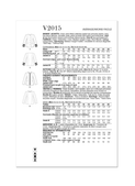 Vogue Patterns V2015 | Misses' Jackets | Back of Envelope