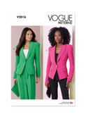 Vogue Patterns V2016 | Misses' Jackets | Front of Envelope