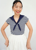 Know Me ME2078 | Misses' Knit Tops  by Gwen Heng