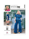 Know Me ME2069 | Misses' Top and Pants by Lynn Brannelly | Front of Envelope