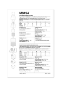 McCall's M8494 | Misses' Apron and Kitchen Accessories | Back of Envelope