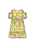 Simplicity S9933 | Children's and Girls' Dress with Sleeve Variations