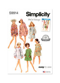 Simplicity S9914 | Misses' Beach Cover-Up and Robe | Front of Envelope