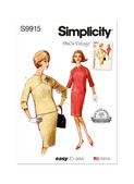 Simplicity S9915 | Misses' Dresses | Front of Envelope