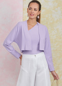 Simplicity S9925 | Misses' Pants, Knit Shrug and Top