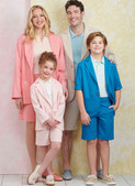 Simplicity S9930 | Children's, Teens' and Adults' Blazers and Shorts