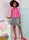 Simplicity S9934 | Girls' Tops and Skirts