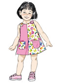 Butterick B7003 | Simplicity Sewing Pattern Toddlers' Dresses and Panties