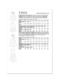 Vogue Patterns V2033 | Vogue Patterns Misses Skirt in Two Lengths | Back of Envelope