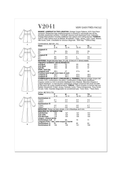 Vogue Patterns V2041 | Vogue Patterns Misses' Jumpsuit in Two Lengths | Back of Envelope