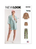 New Look N6780 | Misses' Jacket, Shorts and Pants | Front of Envelope