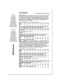 Vogue Patterns V2029 | Vogue Patterns Misses' Dress by Badgley Mischka | Back of Envelope