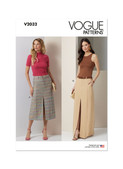 Vogue Patterns V2032 | Vogue Patterns Misses' Skirt in Two Lengths | Front of Envelope