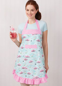 Simplicity S9973 | Simplicity Sewing Pattern Aprons and Kitchen Décor by Faith Van Zanten