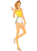 Simplicity S9977 | Simplicity Sewing Pattern 1980s Misses' Shorts