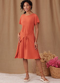 Simplicity S9947 | Simplicity Sewing Pattern Misses' Knit Dress with Sleeve and Length Variations