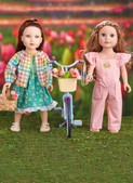 Simplicity S9975 | Simplicity Sewing Pattern 18" Doll Clothes by Elaine Heigl Designs