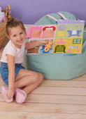 Simplicity S9976 | Simplicity Sewing Pattern Doll House Backpack with Bear