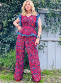 ME2092 (PDF) | Misses' Top and Pants by Lynn Brannelly | Know Me
