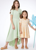 McCall's M8520 | McCall's Sewing Pattern Children's and Girls' Knit Dresses