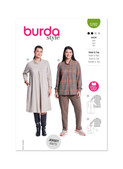 Burda Style BUR5782 | Burda Style Sewing Pattern 5782 Misses' Dress and Tunic | Front of Envelope