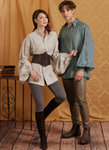 Simplicity S3062 | Simplicity Sewing Pattern Unisex Costume Shirts by Scissor IMP Workshop