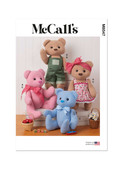 McCall's M8547 | Button Jointed Bear with Clothes | Front of Envelope