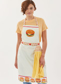 Simplicity S3087 | Simplicity Sewing Pattern Aprons in Sizes S-M-L and Kitchen Accessories by Carla Reiss