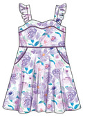 Simplicity S3112 | Simplicity Sewing Pattern Toddlers' Dress, Top and Shorts