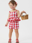 Simplicity S3112 | Simplicity Sewing Pattern Toddlers' Dress, Top and Shorts