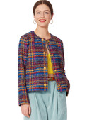 Burda Style Sewing Patterns BUR5729 | Burda Style Sewing Pattern 5729 Misses' Blazer & Jacket