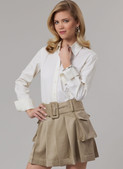 McCall's M8584 | McCall's Sewing Pattern Misses' Skirt in two lengths and Belt