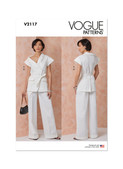 Vogue Patterns V2117 | Vogue Patterns Misses' Jacket and Pants | Front of Envelope