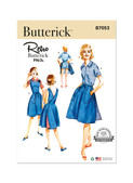 Butterick B7053 | Butterick Sewing Pattern 1960s Misses' Jumper, Skirt, Shorts and Blouse | Front of Envelope Butterick B7053 | Butterick Sewing Pattern 1960s Misses' Jumper, Skirt, Shorts and Blouse | Front of Envelope