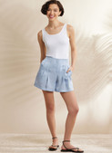 Simplicity S3137 | Simplicity Sewing Pattern Misses' Pleated Shorts and Pants in Two Lengths