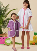 Simplicity S3147 | Simplicity Sewing Pattern Children's and Girls' Hooded Cover Up