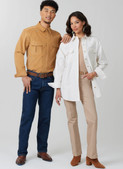 McCall's M8615 | McCall's Sewing Pattern Unisex Shirts