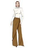 Vogue Patterns V2138 | Misses' Wrap Pants
