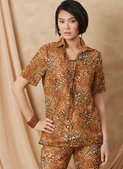 Vogue Patterns V2140 | Misses' Tunic with Sleeve Variations and Pants
