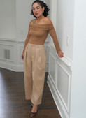 Simplicity S3167 | Simplicity Sewing Pattern Misses' Off The Shoulder Knit Top and Woven Trousers by Mimi G Style
