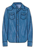 Simplicity S3171 | Simplicity Sewing Pattern Unisex Western Style Shirt