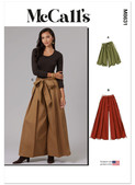 McCall's M8631 | McCall's Sewing Pattern Misses' Pleated Shorts and Pants | Front of Envelope