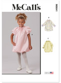 McCall's M8641 | McCall's Sewing Pattern Children's Bubble Dress with Sleeve Variations | Front of Envelope