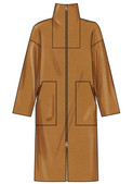 Simplicity S3196 | Simplicity Sewing Pattern Misses' High Collar Coat in Three Lengths