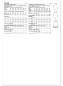 Simplicity S3198 | Simplicity Sewing Pattern Misses' Gathered Skirt in Two Lengths | Back of Envelope