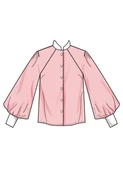 Simplicity S3195 | Simplicity Sewing Pattern Misses' Blouse with Detachable Tie and Sleeve Variations