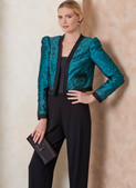 Vogue Patterns V2160 | Vogue Patterns Misses' Jacket with Neckline and Pocket Variation